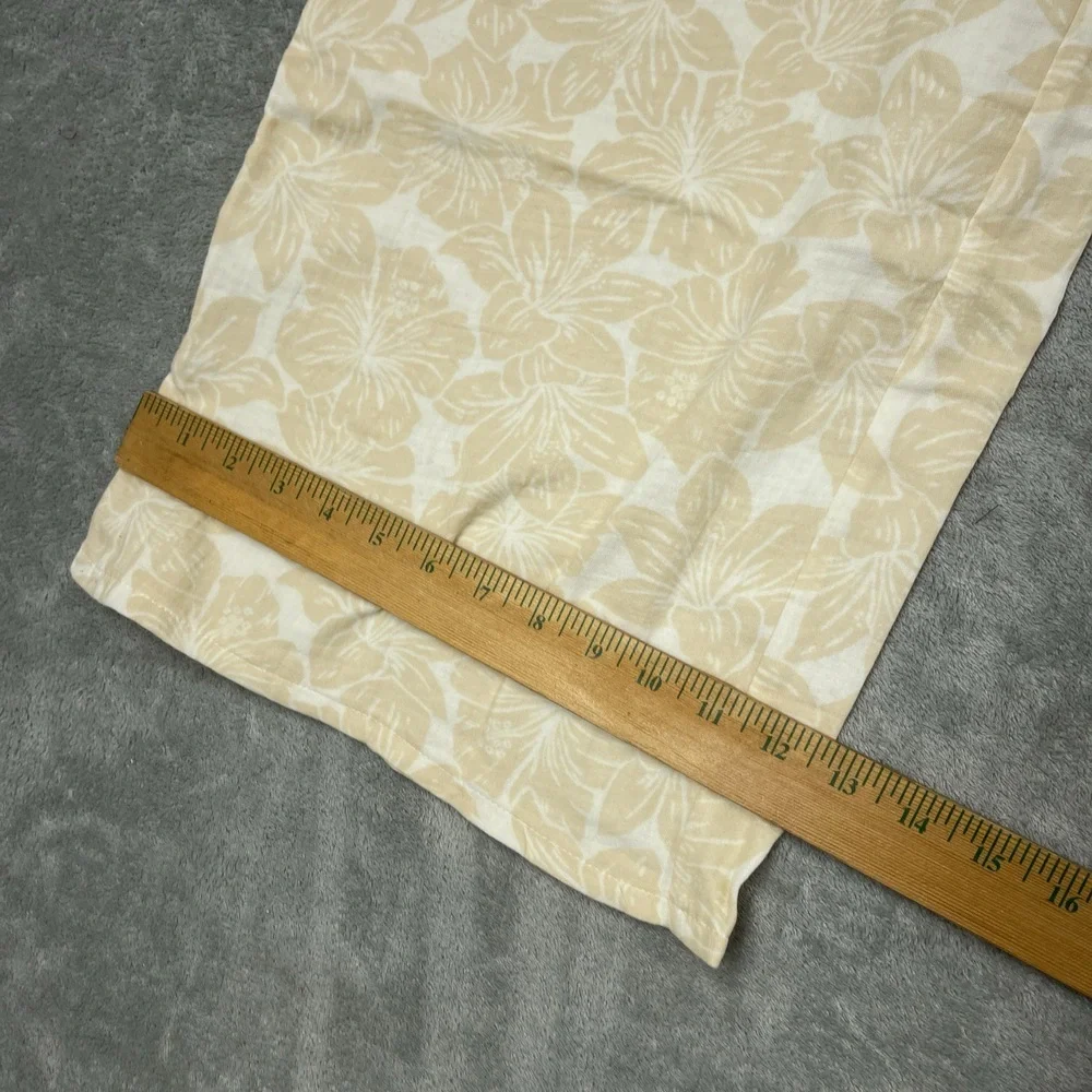 Hurley Women's XL Casual Pants Tan Cotton d1097 - Picture 4 of 8